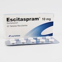 Escitaspram 10Mg Tableta - Caja 20 UN
